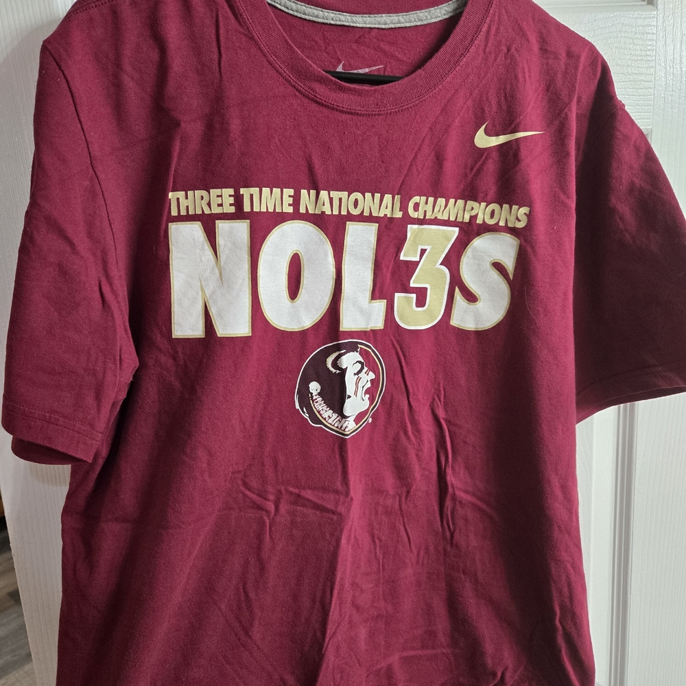 Nike Burgundy National Champions Tee